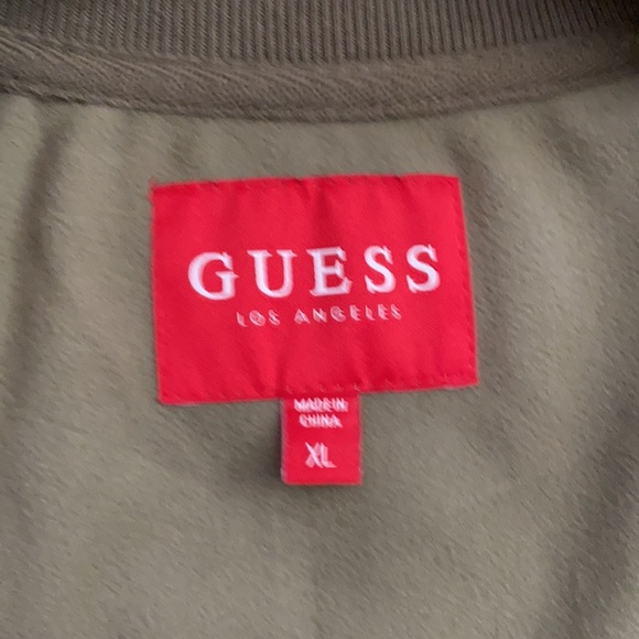 Green/Black XL Guess Jacket - Picture 3 of 5